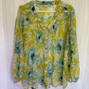 Kim Rogers shear blouse